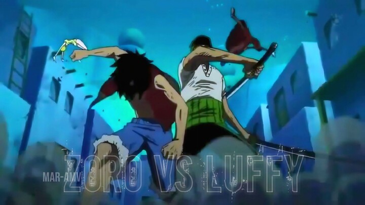 Zoro VS Luffy | One Piece before timeskip | AMV
