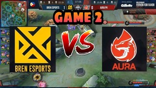 (GAME 2) BREN ESPORTS VS AURA PH | MPL-PH S6 WEEK 2 DAY 3 AUG,30 2020