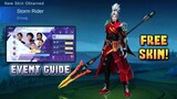 515 ALL-STAR EVENT GUIDE | HOW TO GET ZILONG 515 SKIN "STORM RIDER" FOR FREE? - MLBB