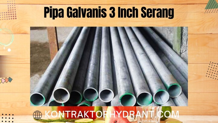 Pipa galvanis 3 inch serang