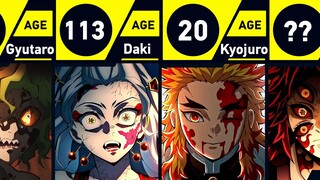 Age of Death of Demon Slayer Characters