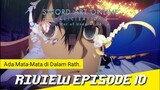 Asuna Berhasil Menemukan Kirito, Ada Mata Mata di Markas Rath SAO Alicization WoU Episode 10
