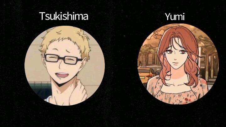 Tsukishima and Yumi,suggest any name for my next girl character!!!! CTTO Tiktok:_ryuki_hasimoto