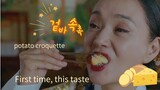 Modern chef cooks New | korean drama food | mrqueen | korean eating scene | mukbang |shinhyesun
