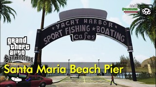 Santa Maria Beach Pier (Los Santos) | Just Walking | GTA: San Andreas - Definitive Edition