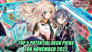 Top 5 Potential Yu-Gi-Oh! Decks For November 2022