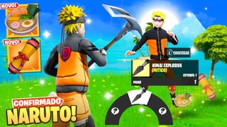 EU AVISEI! NARUTO FINALMENTE CHEGA NO FORTNITE CONFIRMADO!