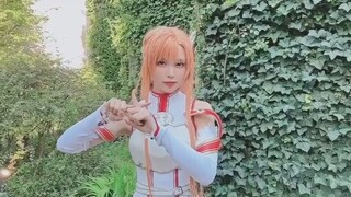 【中字】鲤鱼出了亚丝娜的Cosplay 刀剑神域动画10周年纪念