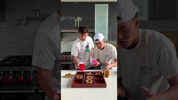 Flip Cup Tic Tac Toe Challenge!