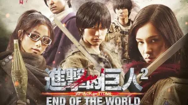 Attack On Titan part 2:END OF THE WORLD (2015) SUB INDO