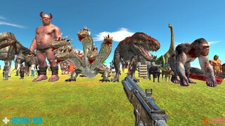 Granade Launcher vs All Units. Animal Revolt Battle Simulator