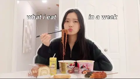 what i eat in a week (korean food + finals week)