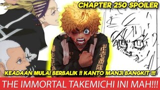 TOKYO REVENGERS CHAPTER 250 SPOILER !! TAKEMICHI ABADI INI MAH!! GA MEMPAN SEMUA SER4NGAN KAKUCHO!!