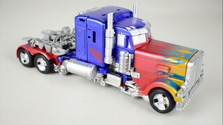 ประกายไฟ! ภาพยนตร์ Transformers Optimus Prime 100% เวอร์ชั่นลงสีอย่างประณีต