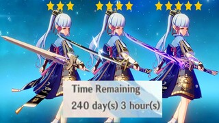 240 Day Banner Should You Pull Ayaka Weapons? | Difference Between 5 star & F2P 3-4 Star