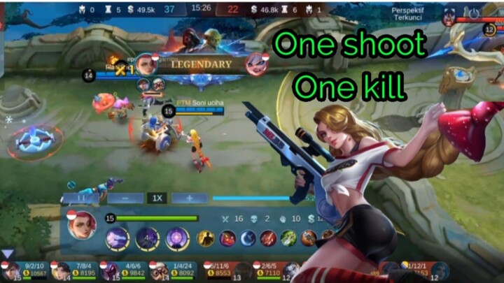 Lesley damage tersakit | MLBB Mobile Legend