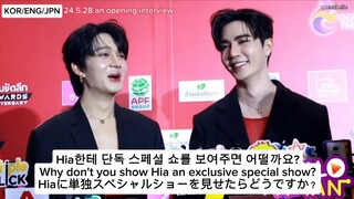 (KOR/ENG/JPN)24.5.28 ZeeNunew Komchadluek opening interview Full version