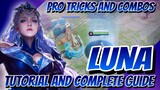 Luna Tutorial and Complete Guide | How To Play Luna | Build and Arcana | Honor of Kings | HoK
