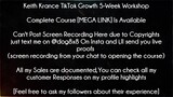 Keith Krance TikTok Growth 5-Week Workshop Course download