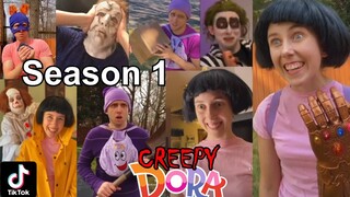 CREEPY Dora Season 1 - EVERY EPISODE OF EVIL DORA ! ! !