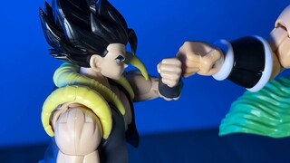 [Immersive Assembly] Oil Shrimp I heard that you are Broly? Gogeta with a perfect record appears! FR
