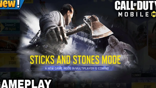 ลองโหมดใหม่ มีดอย่างเดียว!!! Sticks And Stones CODM 20 PAPA แคสเกมส์