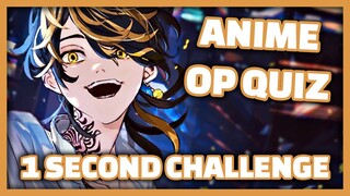 Anime Opening Quiz - 40 Openings [1 SECOND CHALLENGE]