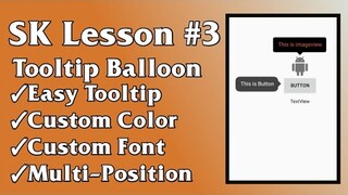 SK Lesson #3: How to use Tooltip in Sketchware