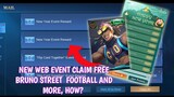How to claim free Bruno skin Street Football in Mobile Legends new event Cambodia server