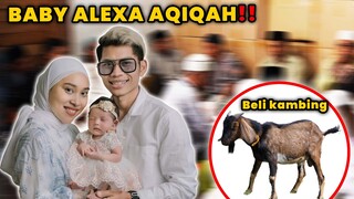 BABY ALEXA AQIQAH!! ALHAMDULILLAH BISA POTONG KAMBING!!