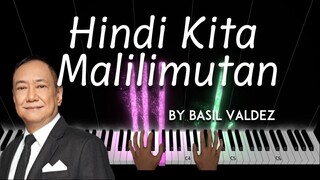 Hindi Kita Malilimutan by Basil Valdez piano cover + sheet music & lyrics