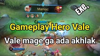 Gameplay Hero Vale Maniac | Mobile Legends.