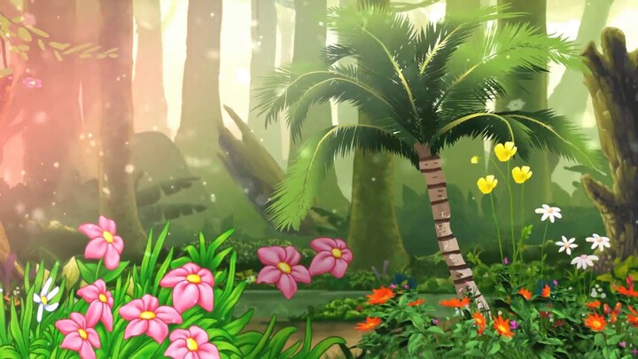 Free footage video forest plant animation