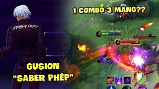 Tốp Mỡ | GUSION MÙA 21: SABER PHIÊN BẢN PHÉP? SET ĐỒ CHUẨN 1 COMBO ĂN ĐÔI MẠNG LẤY CẢ BÙA! | MLBB