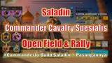Build Talent & Pasangan Saladin! Commander Spesialis Open Field & Rally! Rise of Kingdoms Indonesia