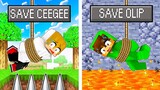 Save CeeGee or Save Olip in Minecraft! (Tagalog)
