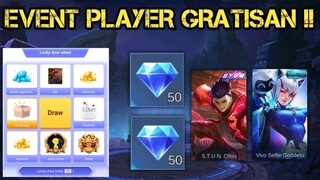 CEPAT LOGIN ! EVENT UNTUK PLAYER GRATISAN !! SKIN & DIAMOND GRATIS