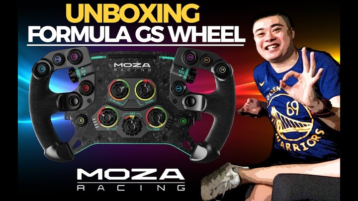 Unboxing BRAND NEW MOZA Racing DD Formula GS Wheel