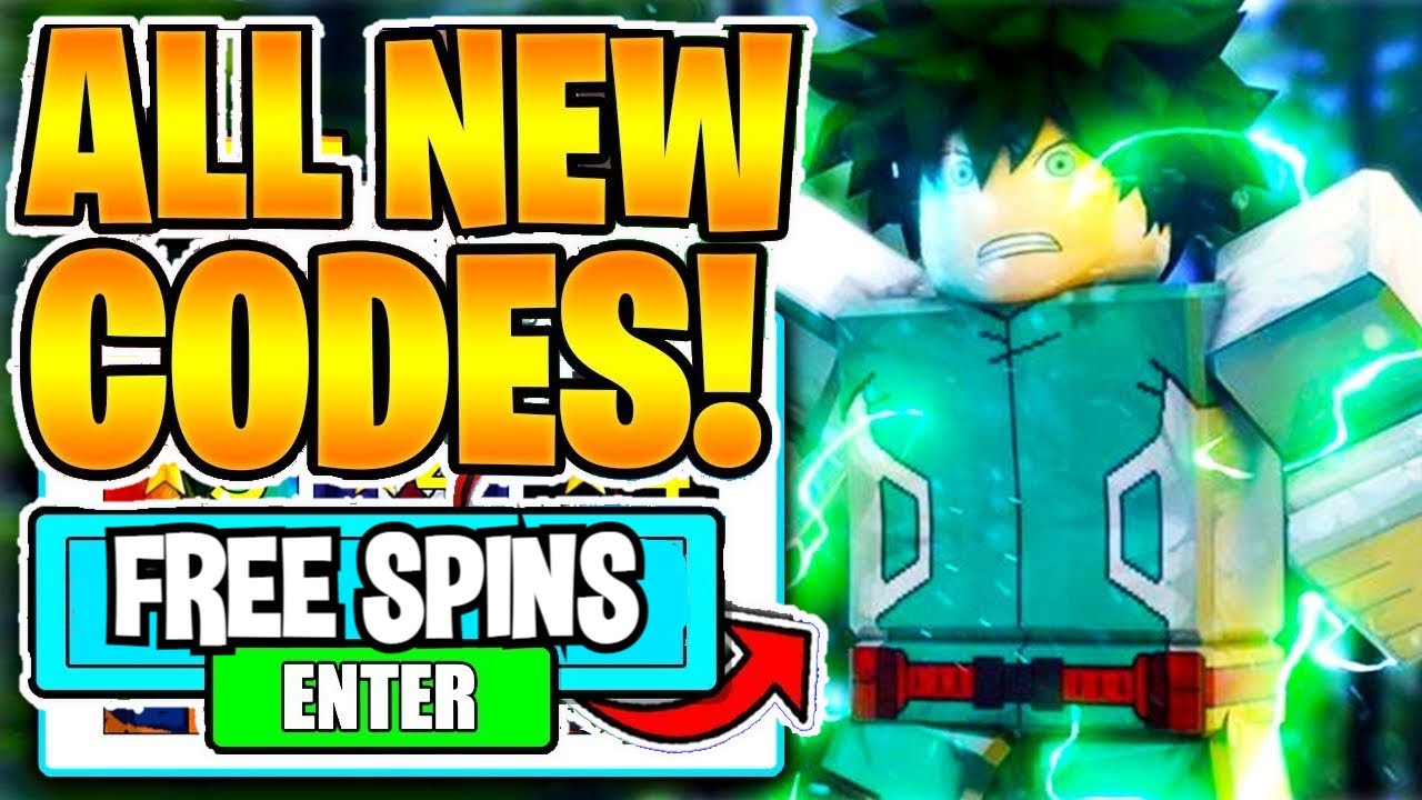 NEW* ALL WORKING SPINS CODES FOR MY HERO MANIA IN 2023! ROBLOX MY