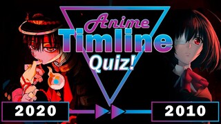 Timeline | Anime Opening Quiz (2020 - 2010) #2