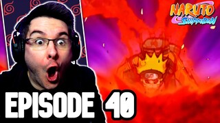 NINE-TAILS UNLEASHED! | Naruto Shippuden Episode 40 REACTION | Anime Reaction