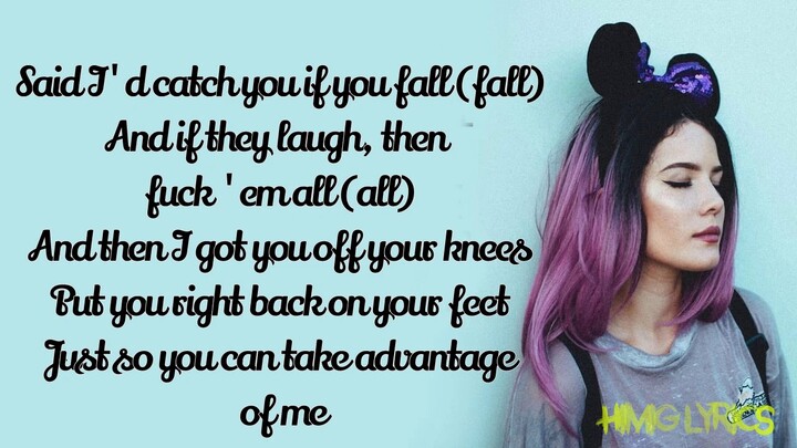 Without Me - Halsey (Lyric Video)