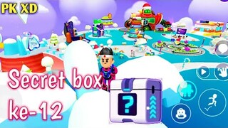 Lokasi Secret box ke-12 di PK XD musim salju atau update Natal