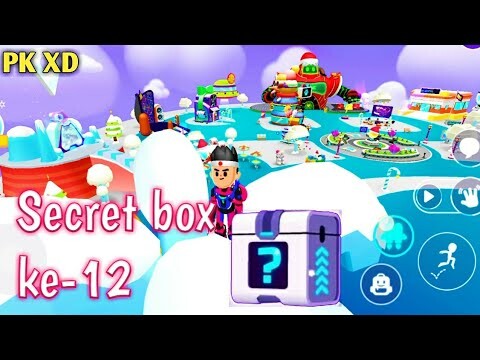 Lokasi Secret box ke-12 di PK XD musim salju atau update Natal