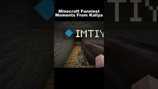 Minecraft Funniest Moments From Kaliya #minecraft #minecraftjokeshindi #funny