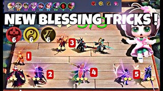 MAGIC CHESS NEW BLESSING TRICK GET 4 TO 5 INSTA BLESSINGS ! 666 LINEUP ARCHER ABBYS CADIA META!