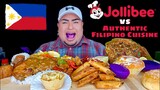 First Time Trying Authentic FILIPINO Cuisine • Was it better than Jollibee?