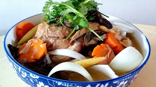 Cách làm món Bắp Giò Heo Hầm thơm ngon đậm đà bổ dưỡng của Hồng Thanh Food