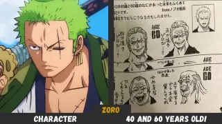 Older Version of One Piece Characters