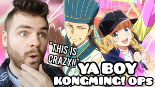 First Time Hearing 'YA BOY KONGMING!' Openings & Endings | ANIME REACTION